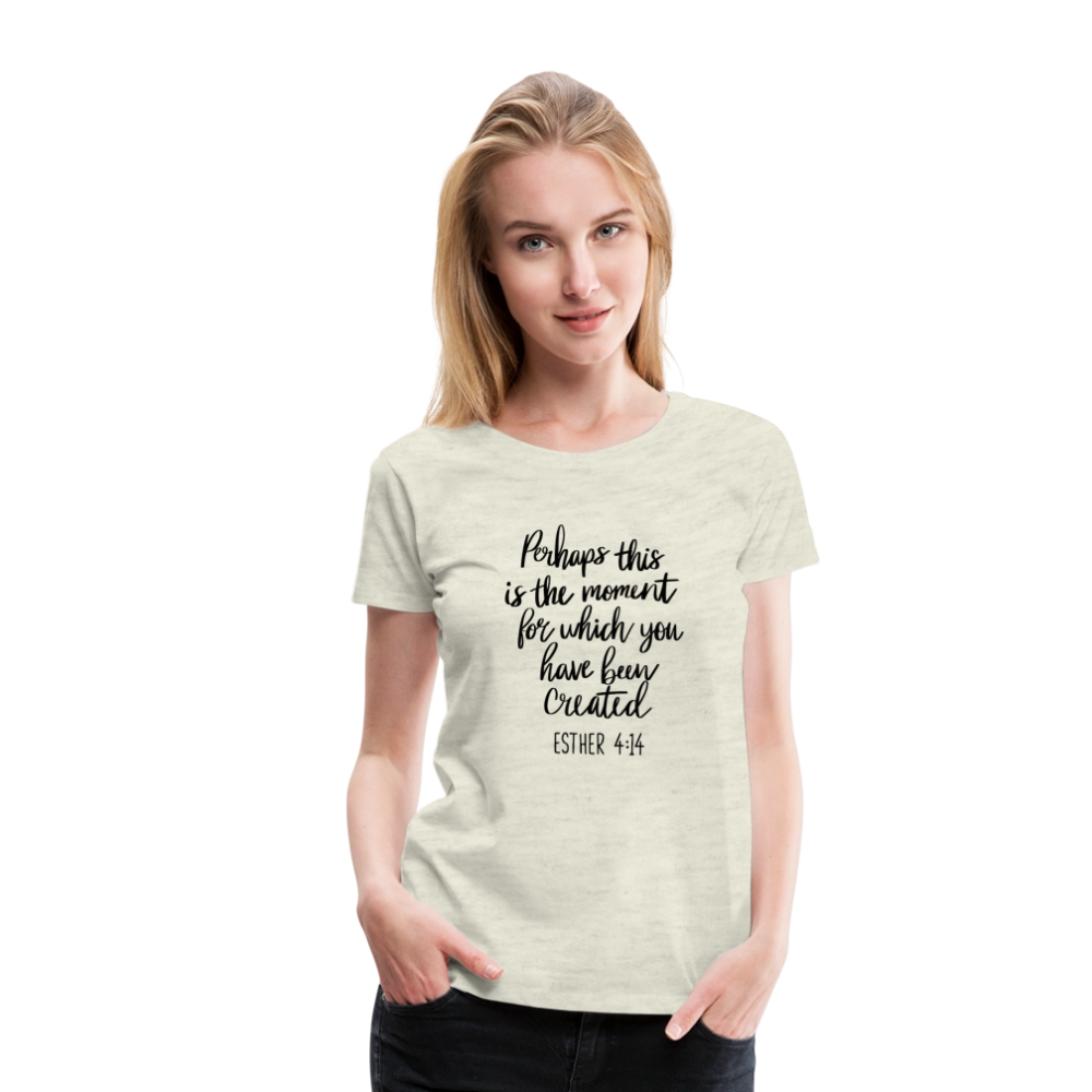 Moment Women’s Premium T-Shirt - heather oatmeal