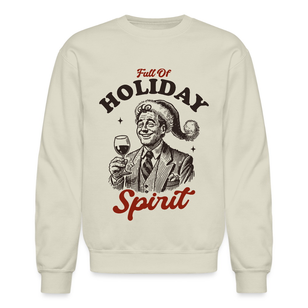 Holiday Spirit Crewneck Sweatshirt - Sand