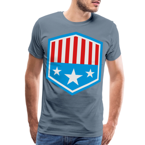 Men's Patriot Tee - steel blue