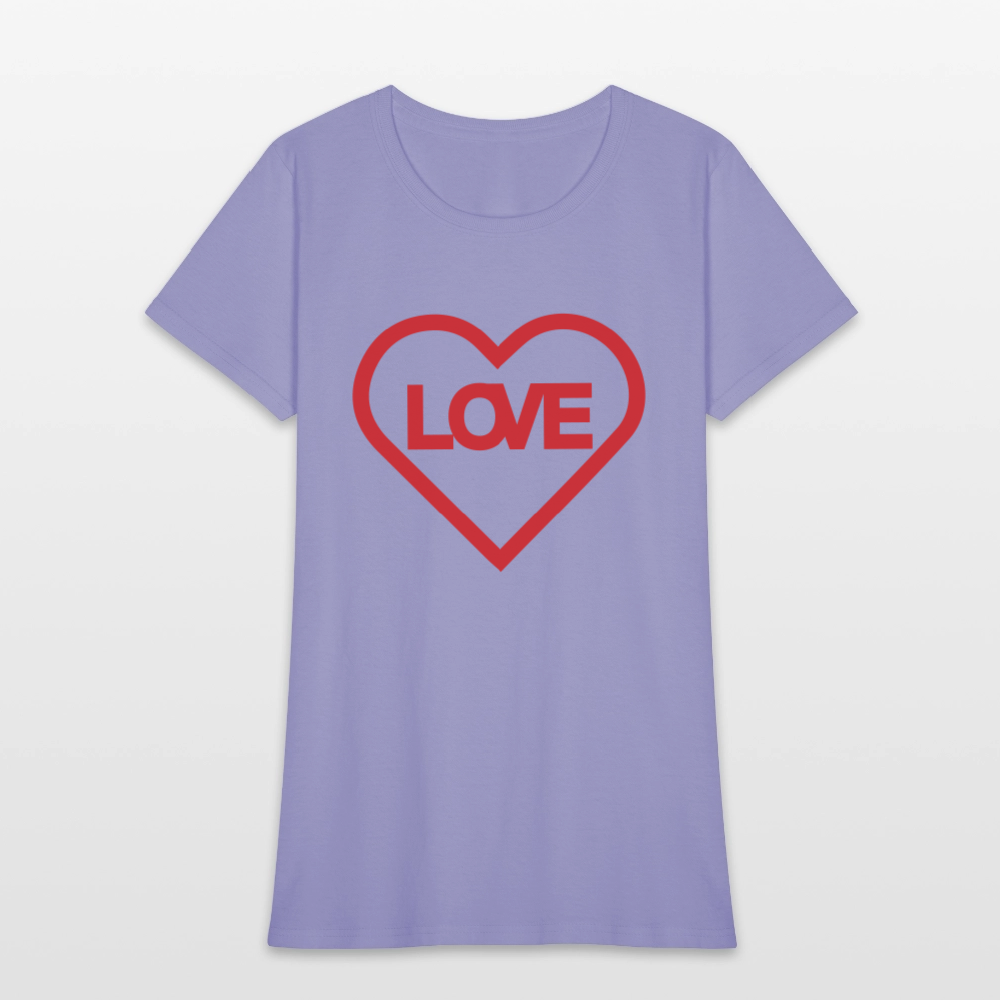 Love Women's T-Shirt - lavender