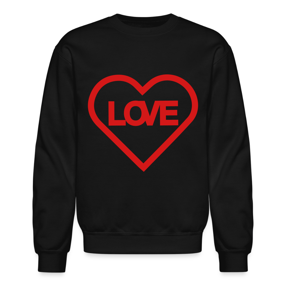Love Crewneck Sweatshirt - black