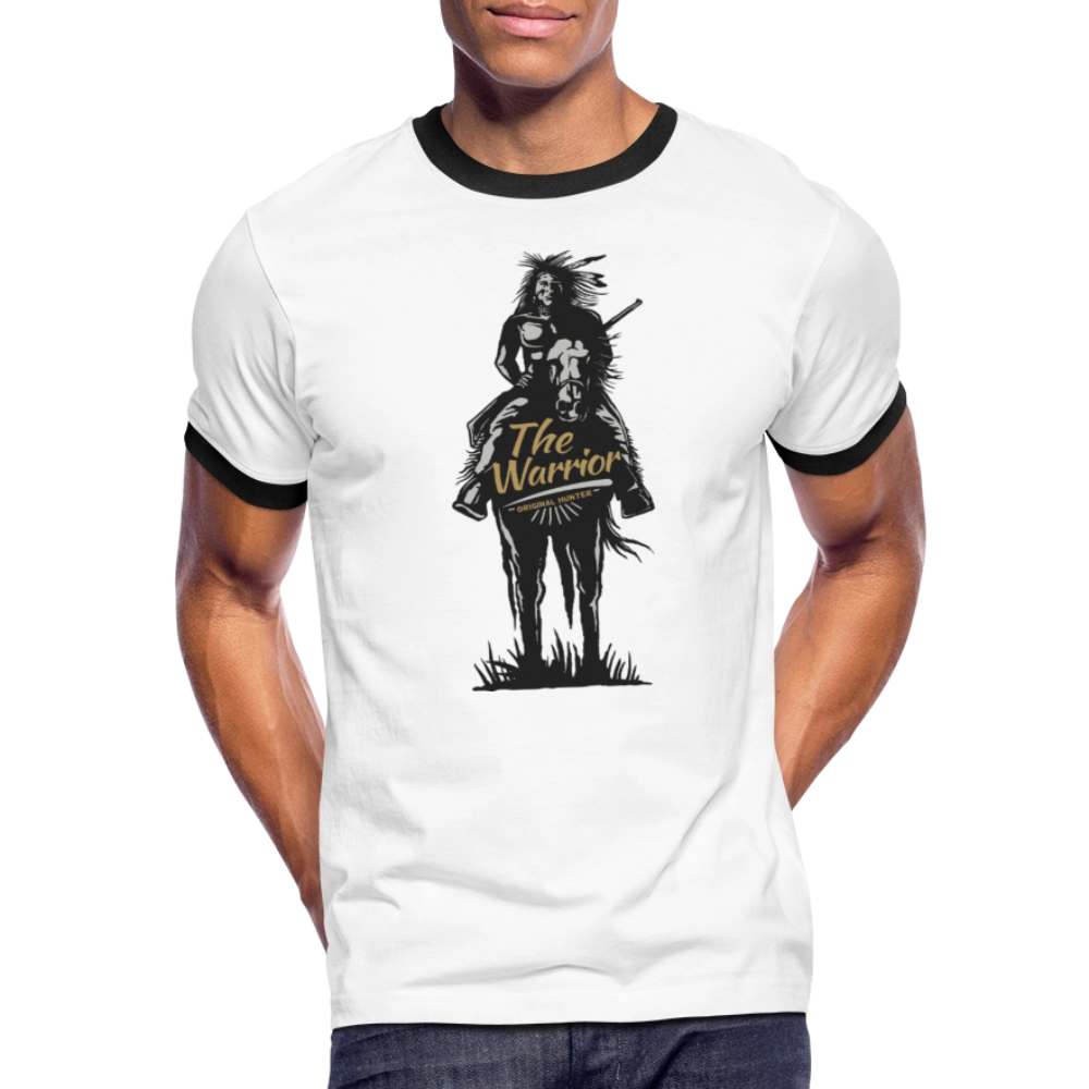 Warrior Men's Ringer T-Shirt - white/black