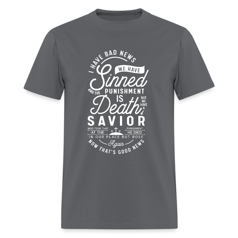 News Men's T-Shirt | GILDAN 5000 - charcoal