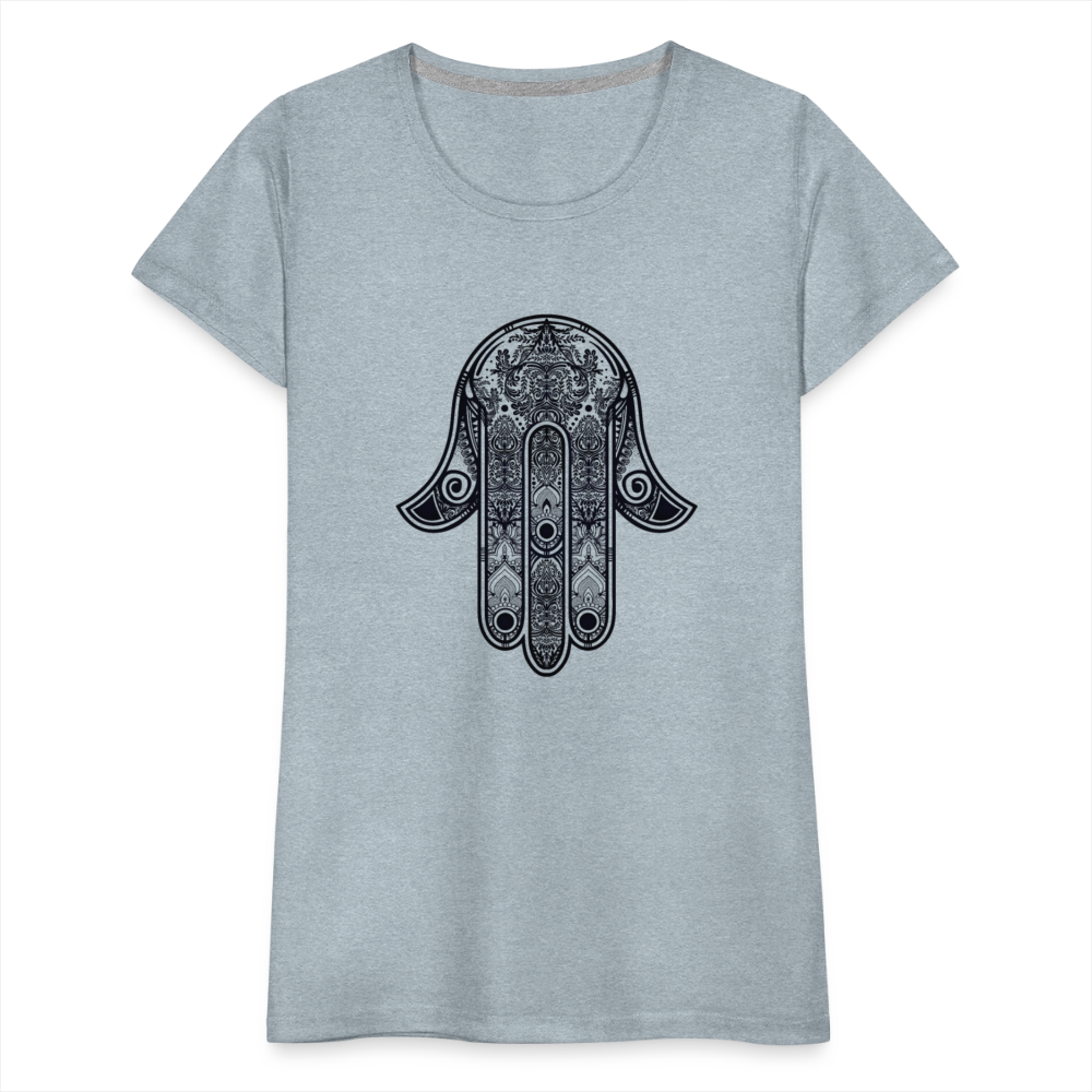 Hand of Fatimah Women’s Premium T-Shirt - heather ice blue