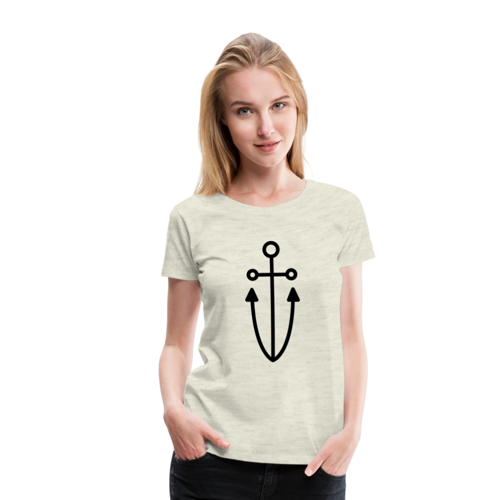 Anchor Women’s Premium T-Shirt - heather oatmeal