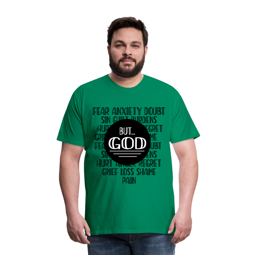 But God Men's Premium T-Shirt - kelly green