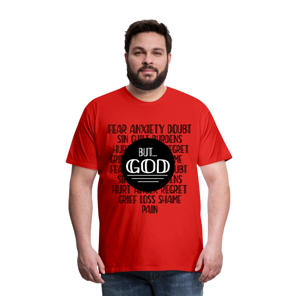 But God Men's Premium T-Shirt - red