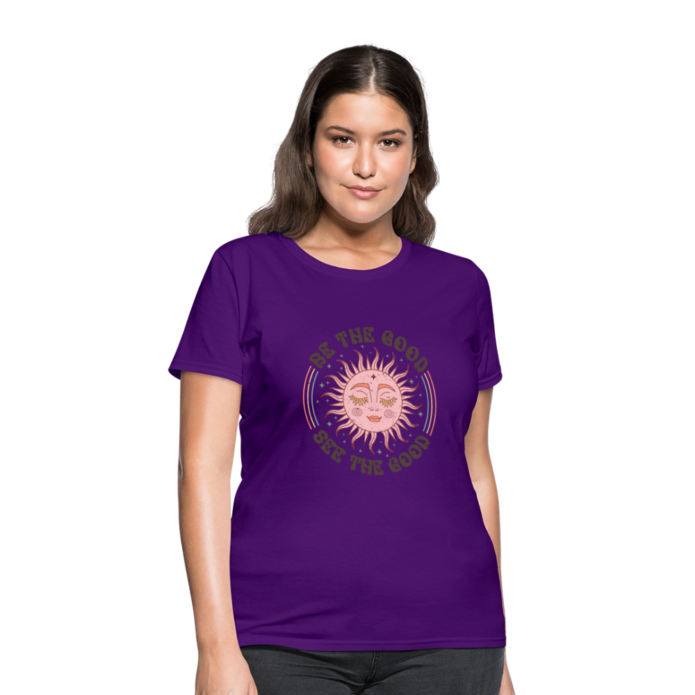 Be The Good See The Good Women's Tee - purple