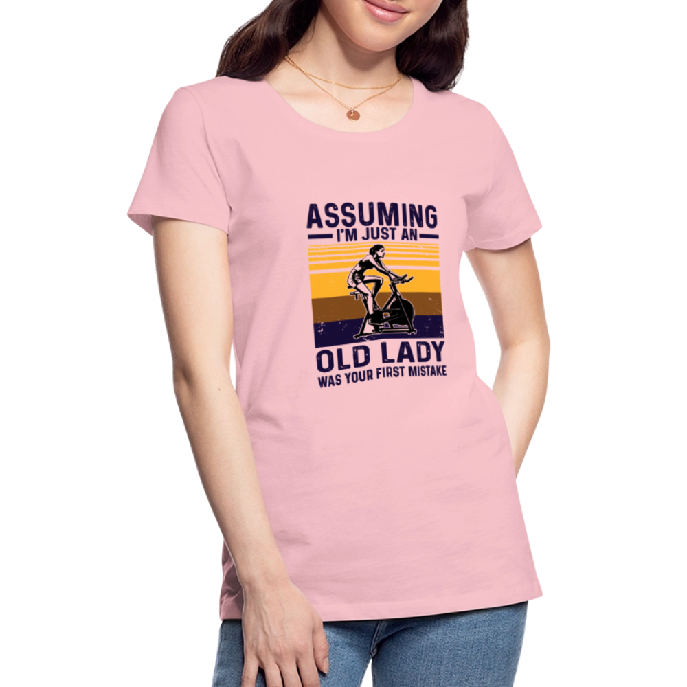 Assuming Women’s Premium T-Shirt - pink