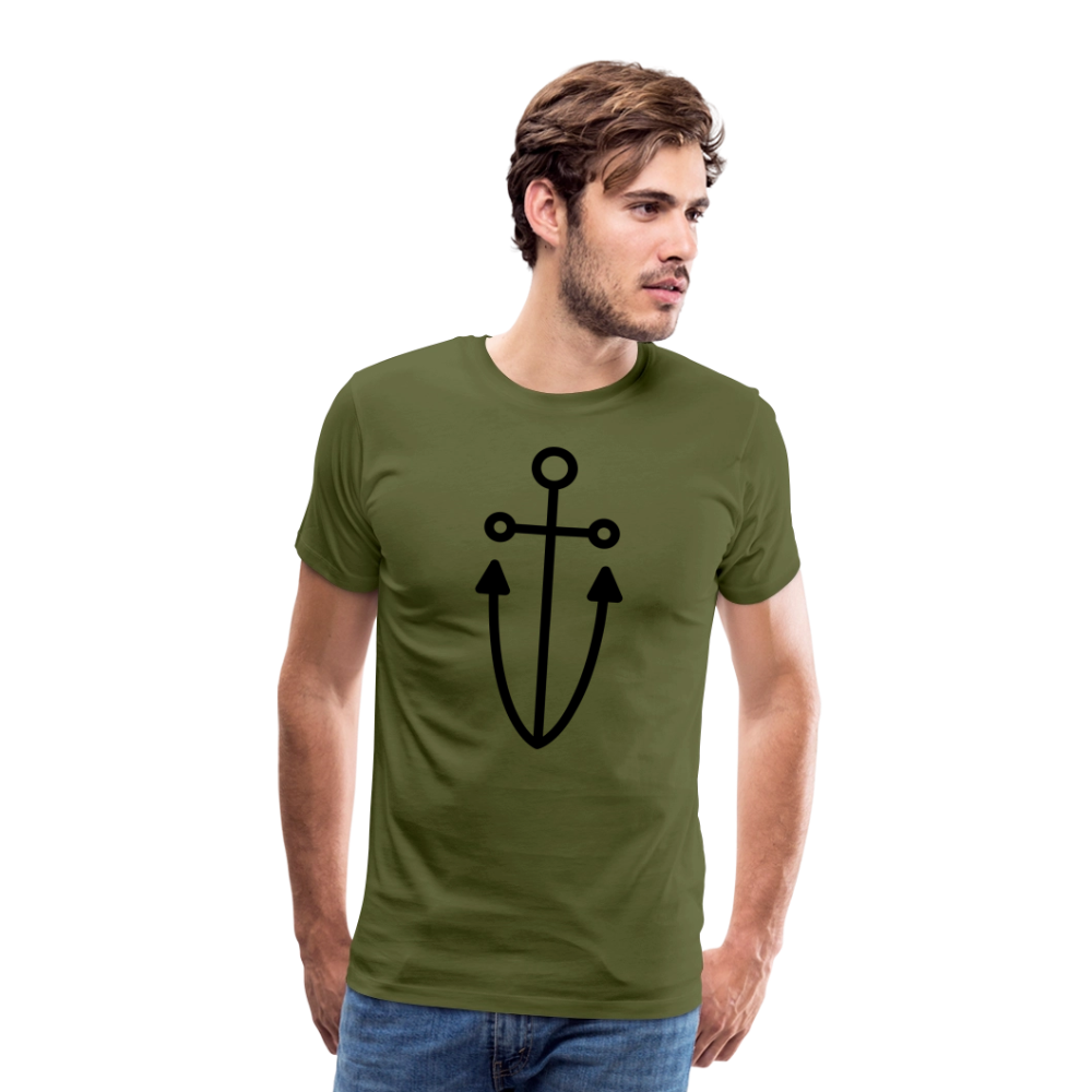 Anchor Men's Premium T-Shirt - olive green