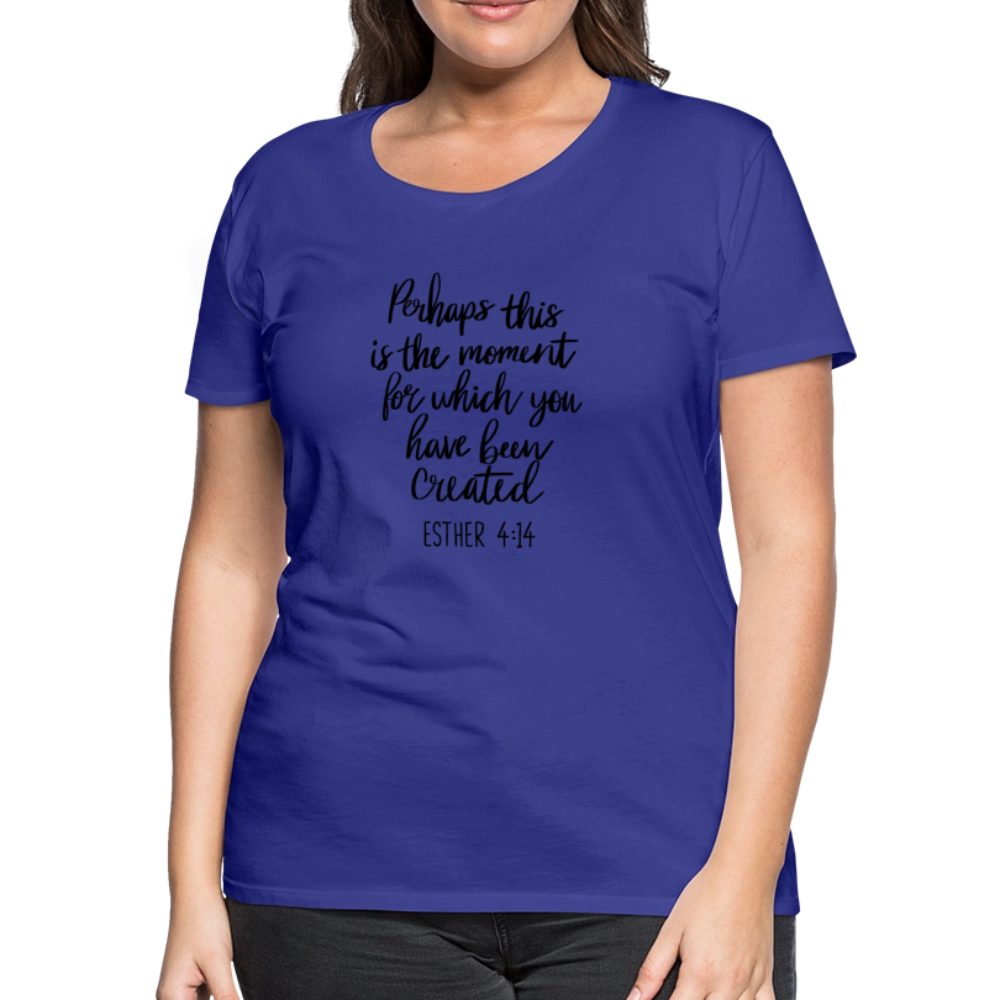 Moment Women’s Premium T-Shirt - royal blue