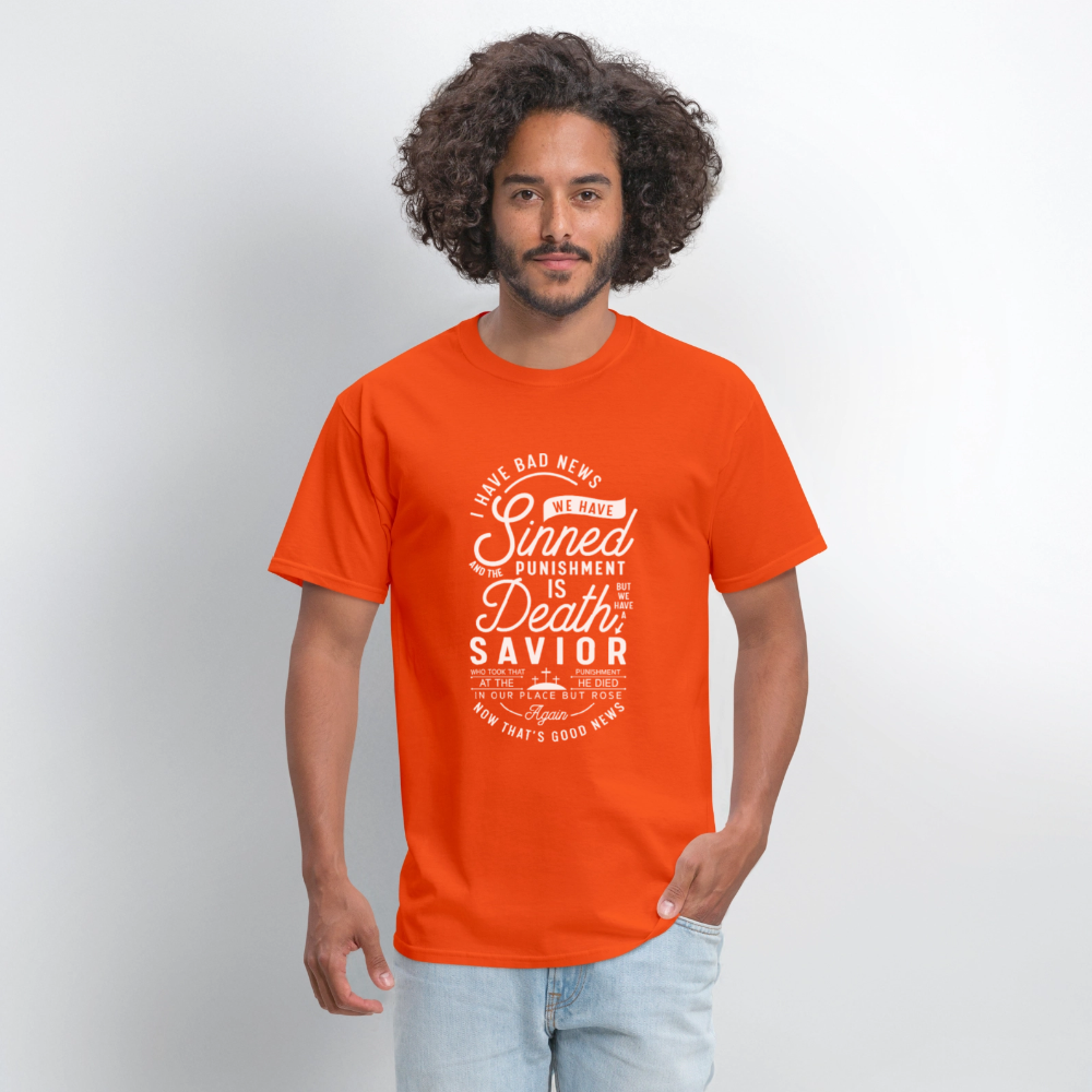 News Men's T-Shirt | GILDAN 5000 - orange