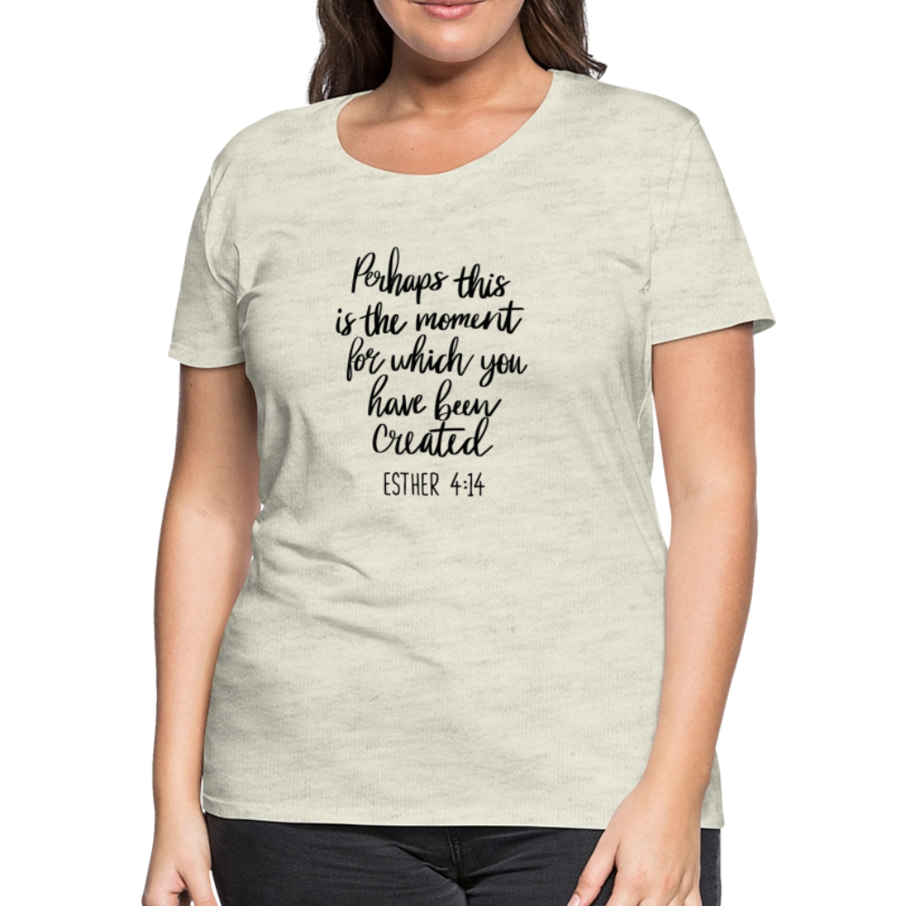 Moment Women’s Premium T-Shirt - heather oatmeal