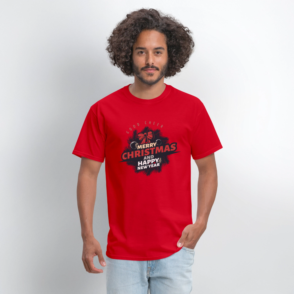 Merry Christmas Men's T-Shirt - red