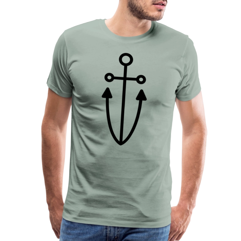 Anchor Men's Premium T-Shirt - steel green