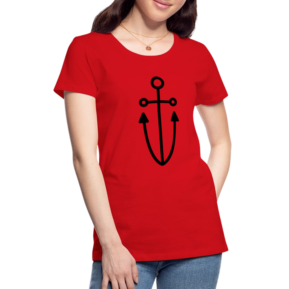 Anchor Women’s Premium T-Shirt - red