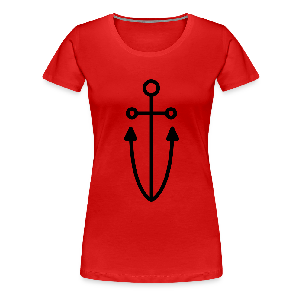 Anchor Women’s Premium T-Shirt - red