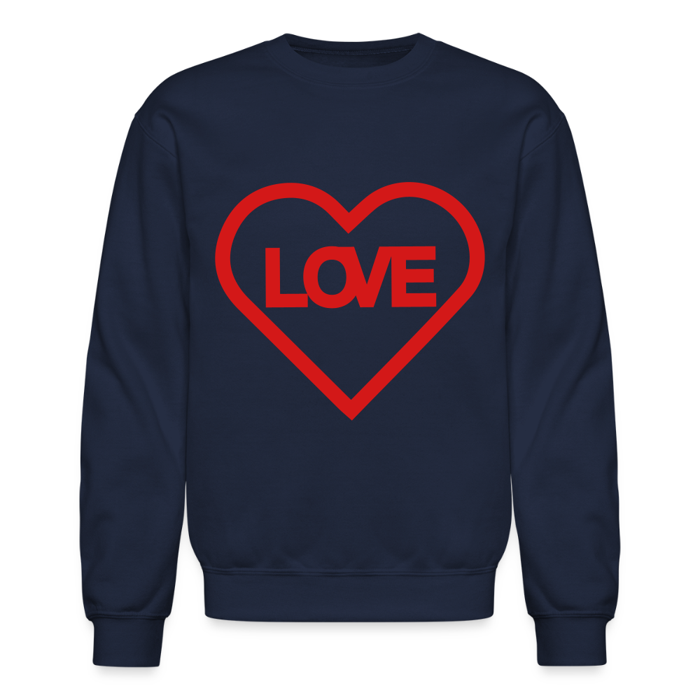 Love Crewneck Sweatshirt - navy