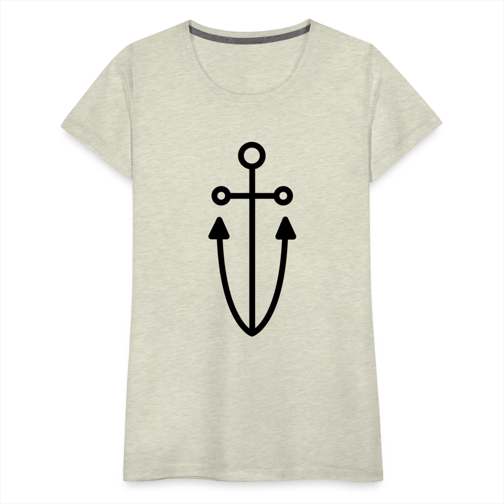 Anchor Women’s Premium T-Shirt - heather oatmeal