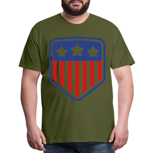 Men's Premium Patriot Tee - olive green