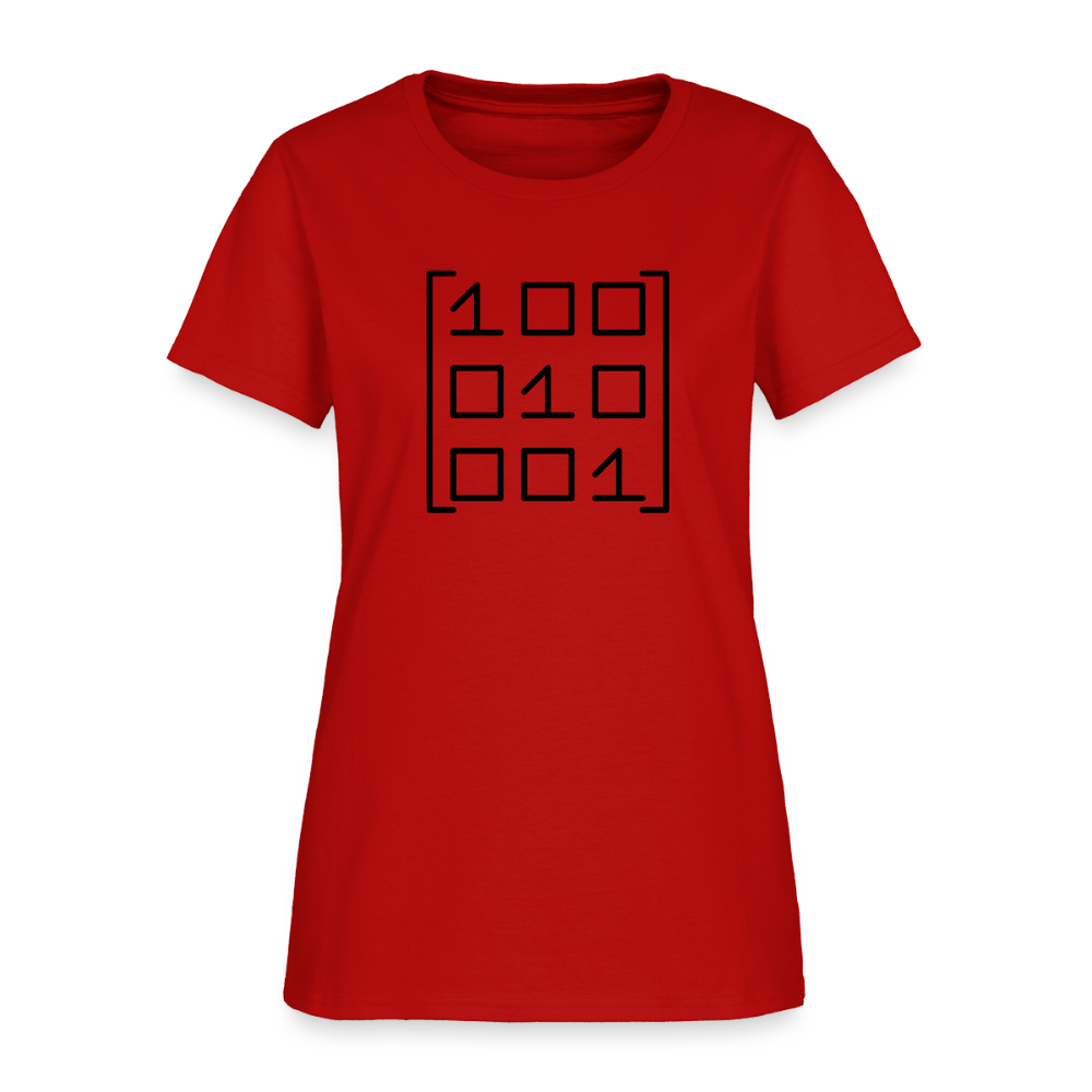 Numbers Women's T-Shirt - red