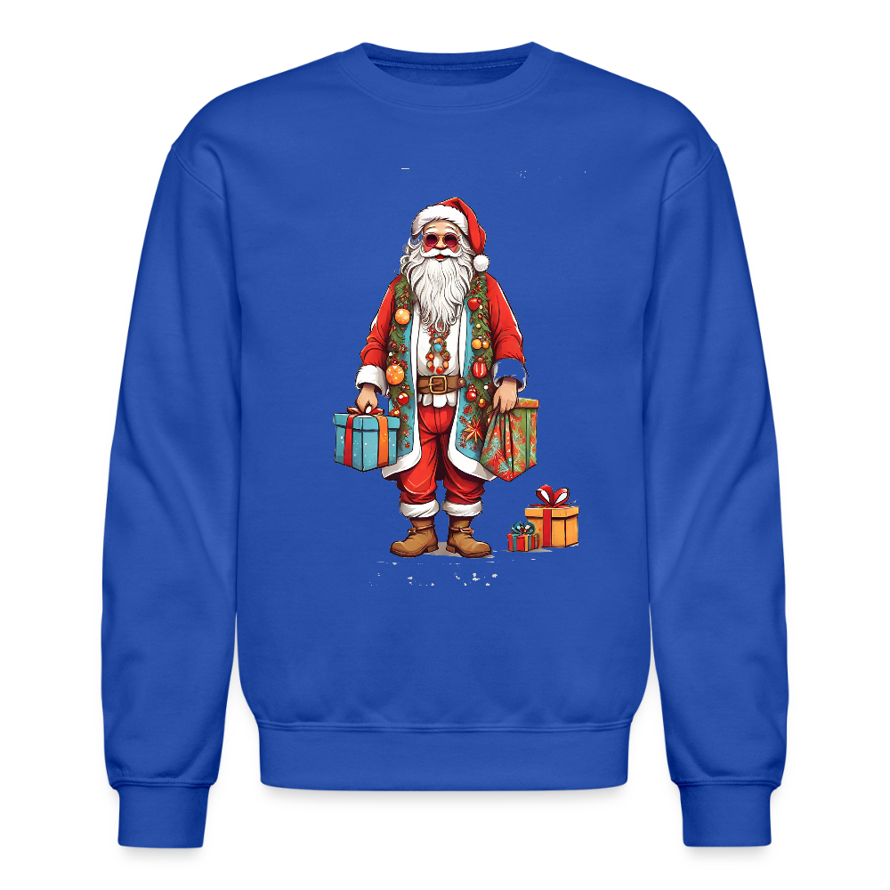 Hippie Santa 2 Sweatshirt - royal blue