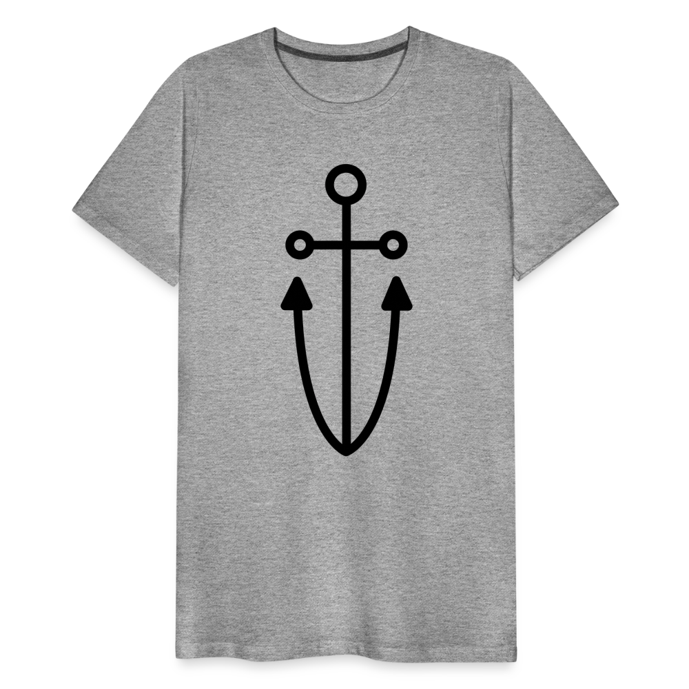 Anchor Men's Premium T-Shirt - heather gray