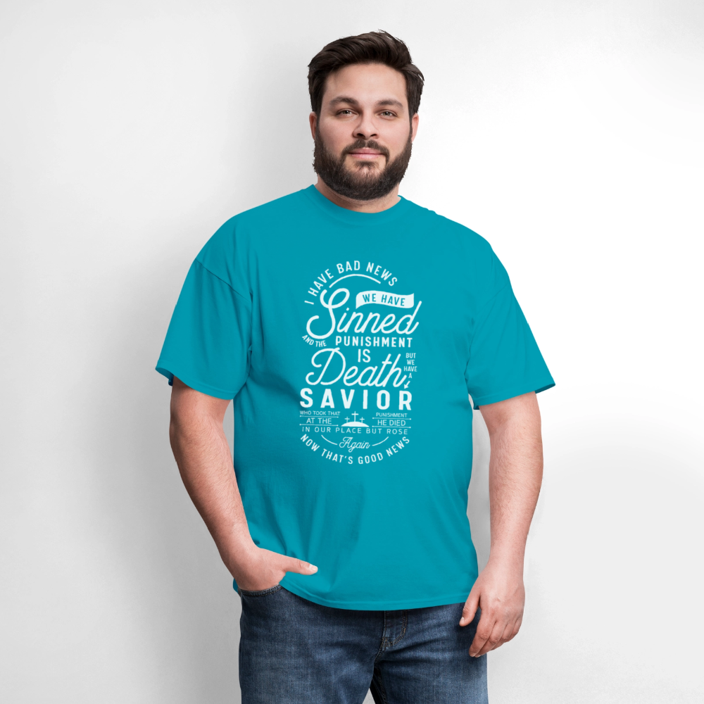 News Men's T-Shirt | GILDAN 5000 - turquoise