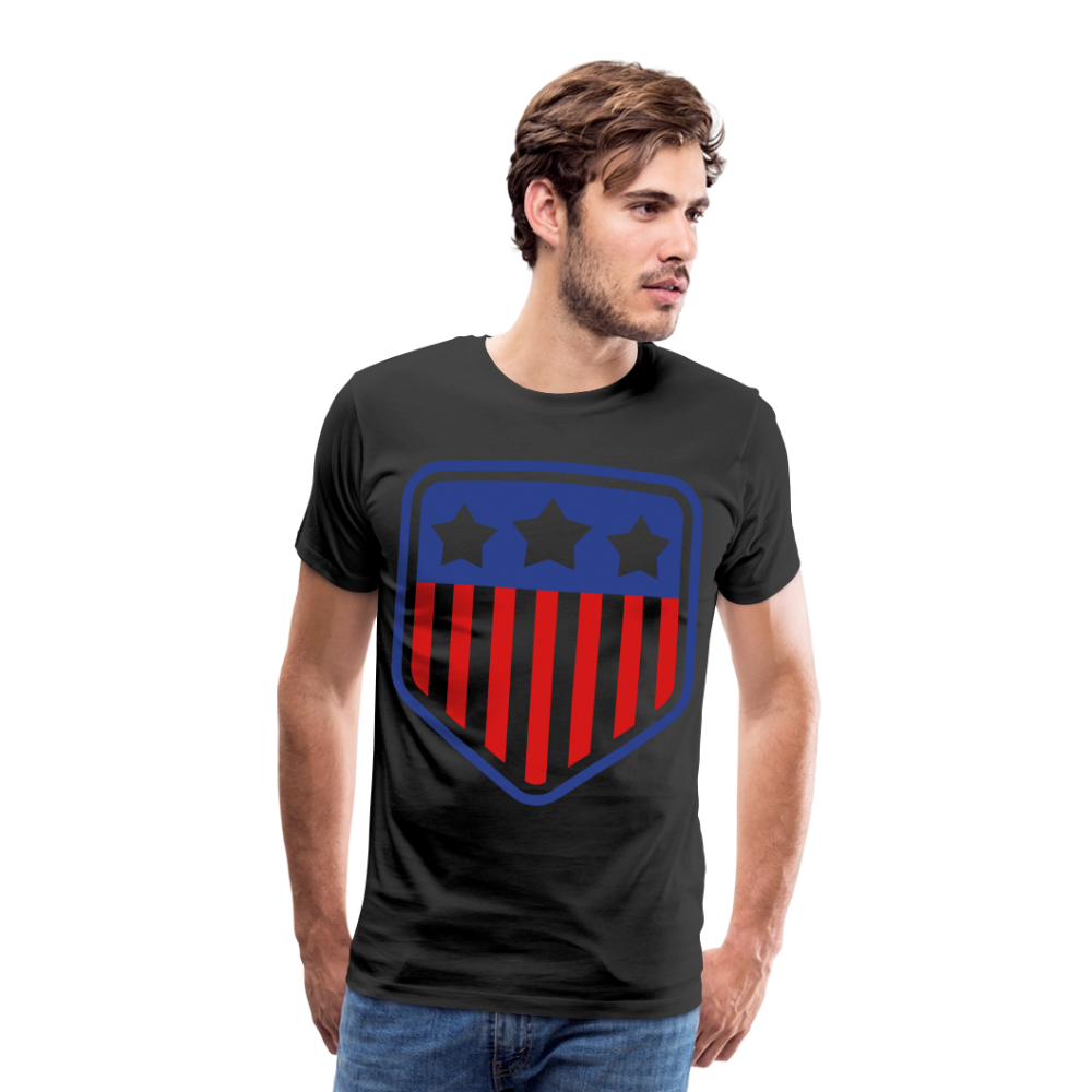 Men's Premium Patriot Tee - black