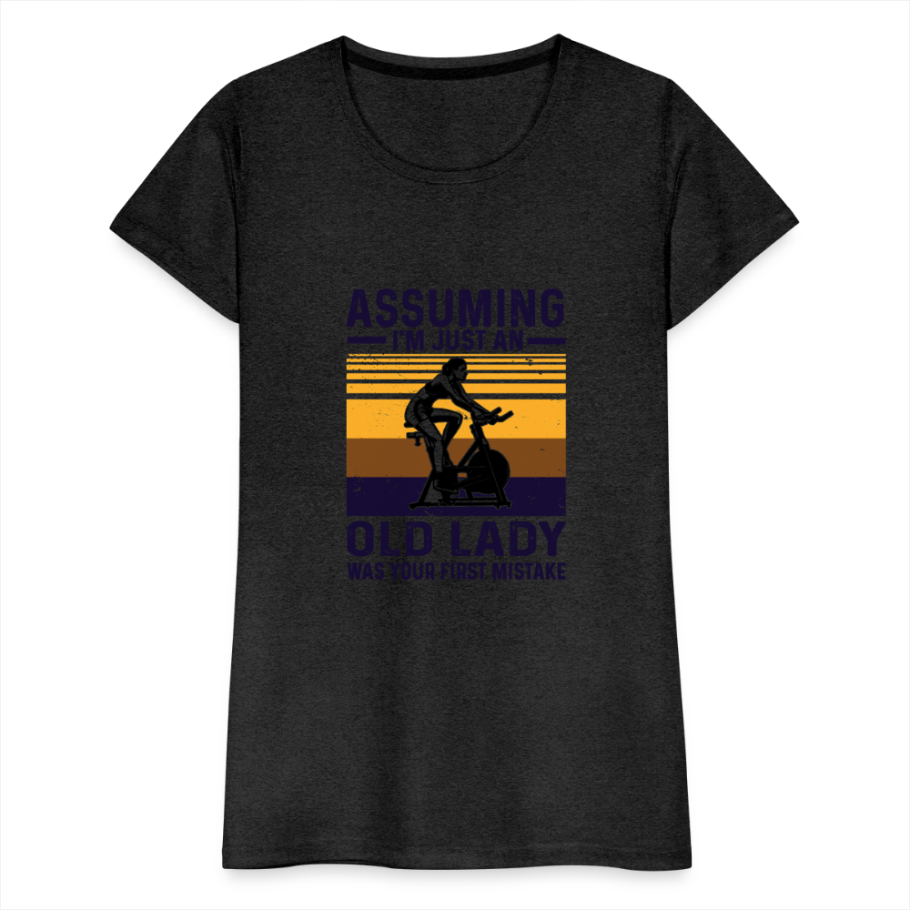 Assuming Women’s Premium T-Shirt - charcoal grey