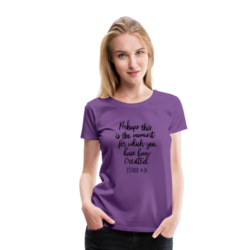 Moment Women’s Premium T-Shirt - purple