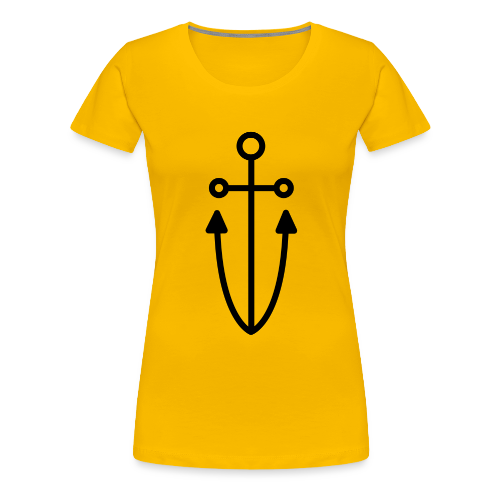 Anchor Women’s Premium T-Shirt - sun yellow