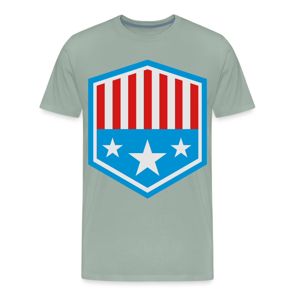 Men's Patriot Tee - steel green