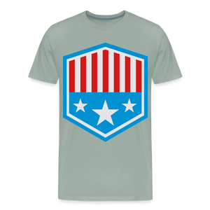 Men's Patriot Tee - steel green