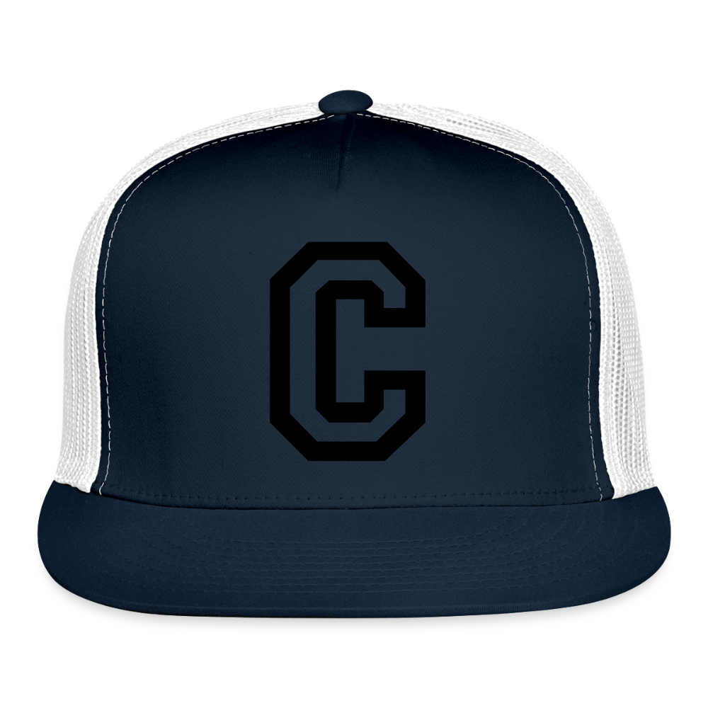 Trucker Hat - navy/white