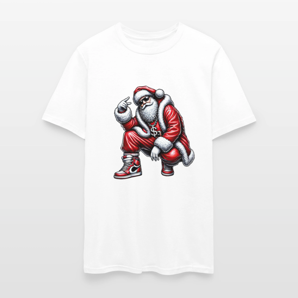 Hip Hop Santa Men's T-Shirt - white