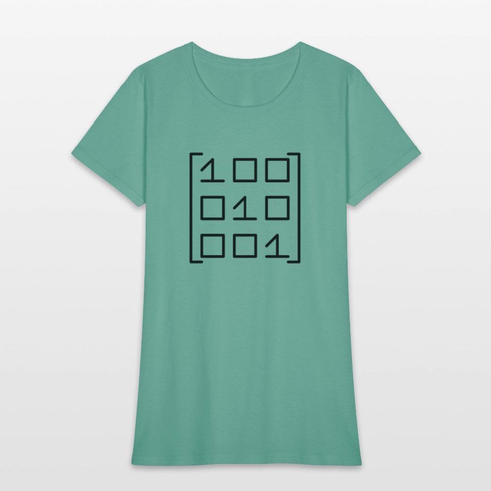 Numbers Women's T-Shirt - aquatic