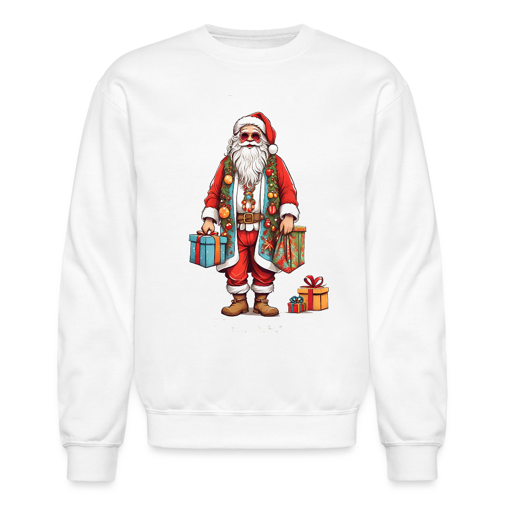 Hippie Santa 2 Sweatshirt - white