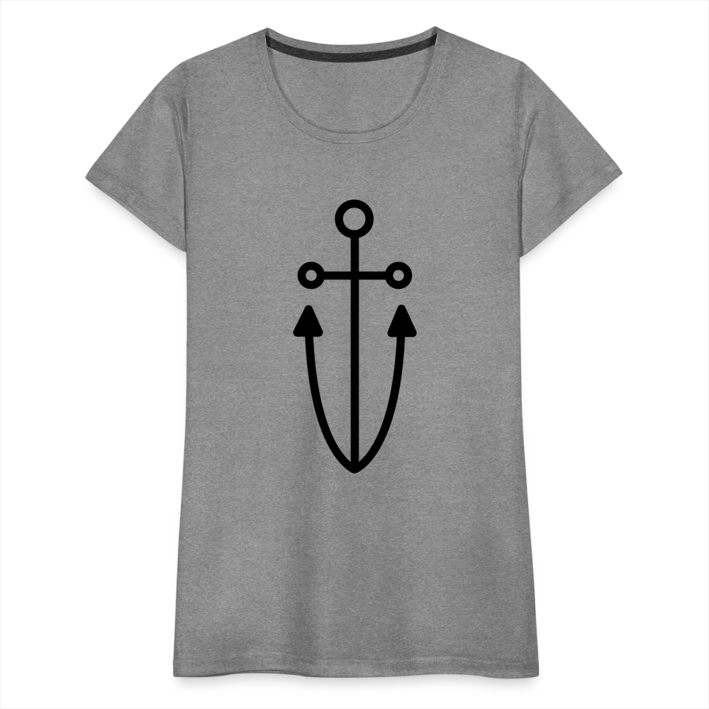 Anchor Women’s Premium T-Shirt - heather gray