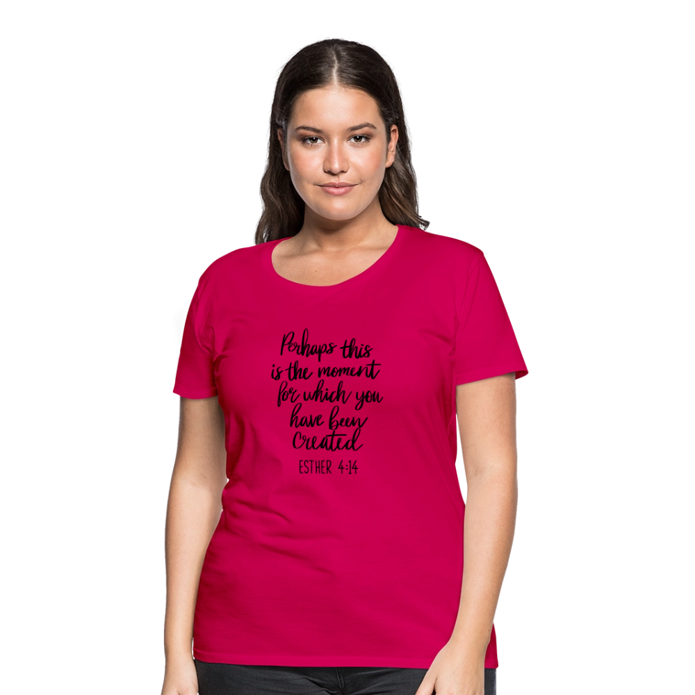 Moment Women’s Premium T-Shirt - dark pink