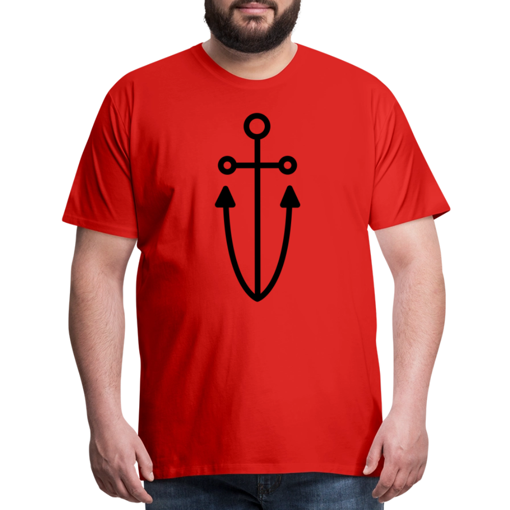 Anchor Men's Premium T-Shirt - red