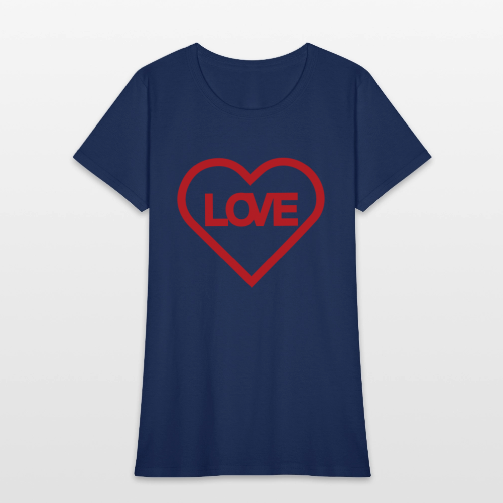 Love Women's T-Shirt -  blue dusk