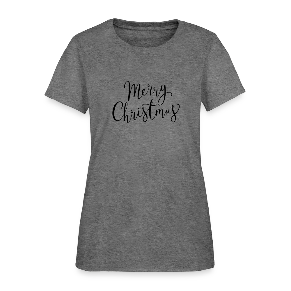 Merry Christmas Women's T-Shirt - graphite heather