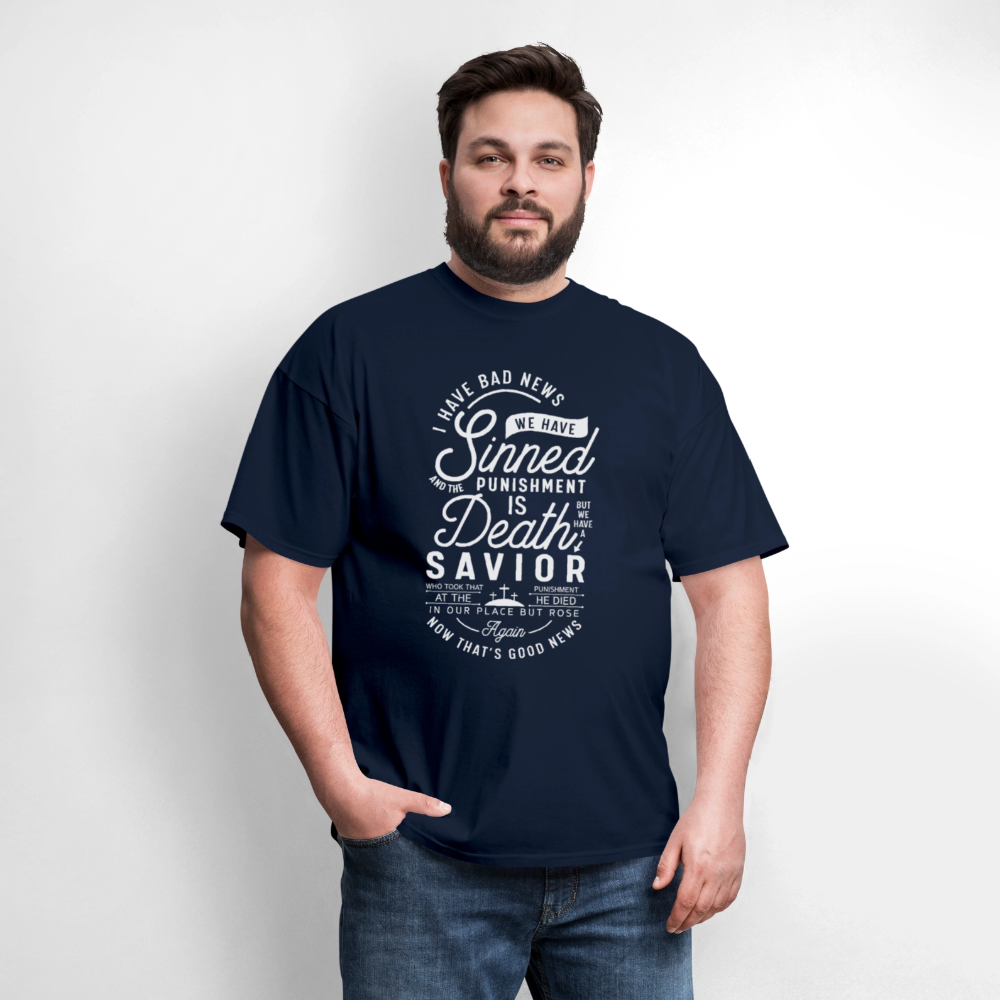 News Men's T-Shirt | GILDAN 5000 - navy