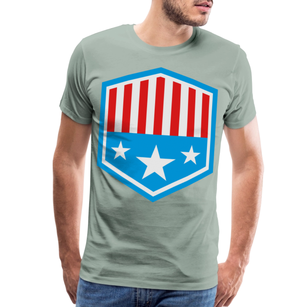 Men's Patriot Tee - steel green