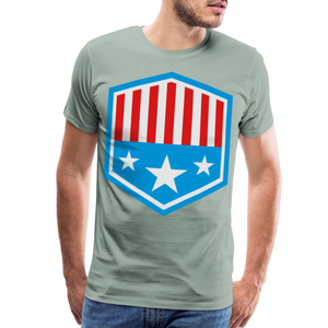 Men's Patriot Tee - steel green