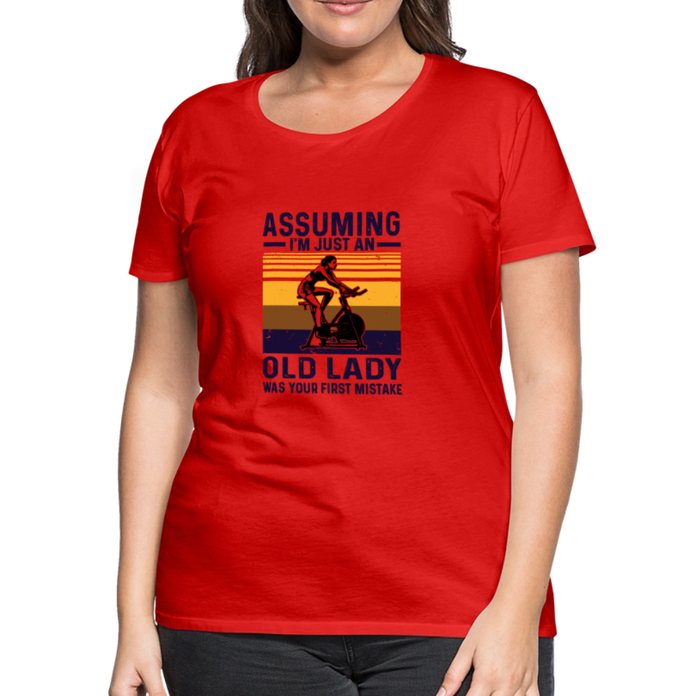 Assuming Women’s Premium T-Shirt - red
