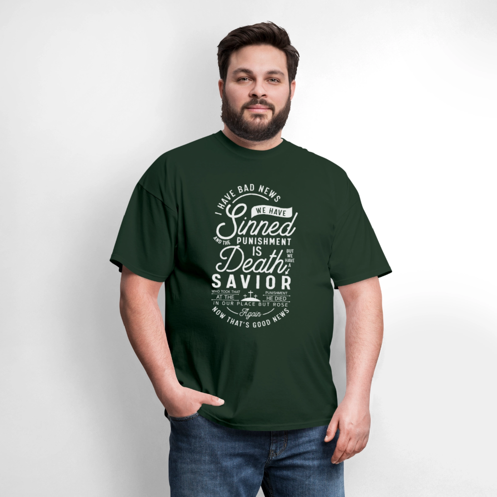 News Men's T-Shirt | GILDAN 5000 - forest green