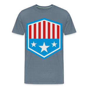 Men's Patriot Tee - steel blue
