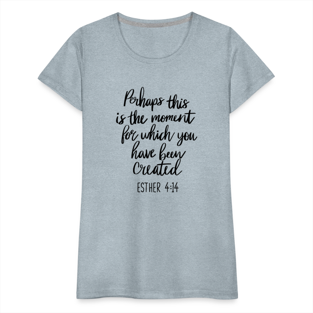 Moment Women’s Premium T-Shirt - heather ice blue